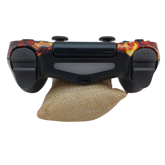 Custom Flame Skull Wireless PS4 Controller BGP-2016 by 4Games Tested Works - Picture 3 of 9